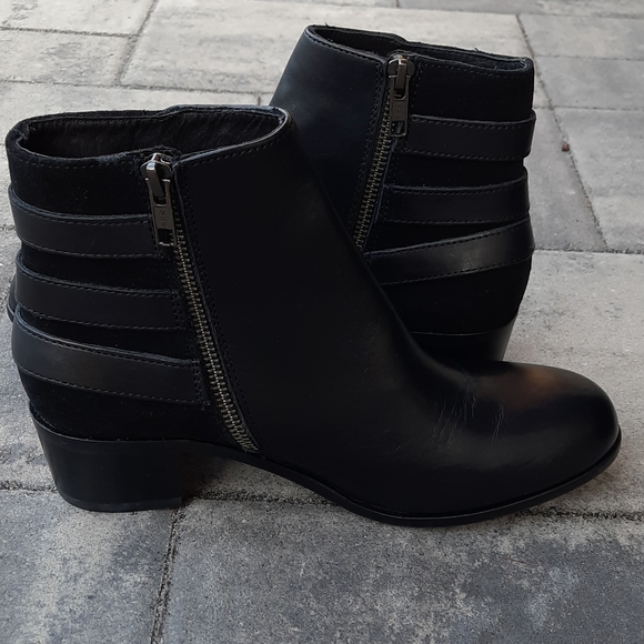Hudson London Black Leather Eris Ankle Boots - Picture 5 of 12